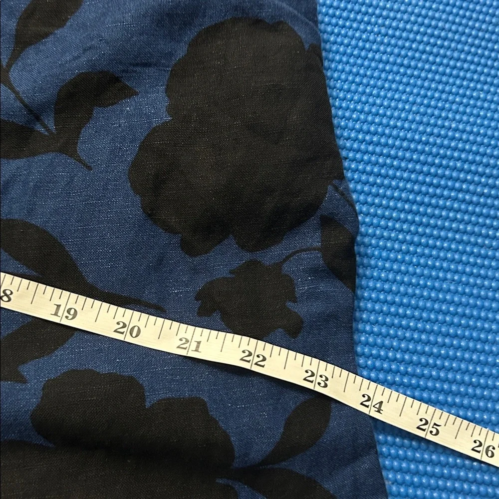 Kate Spade Navy and Black Floral Jumpsuit